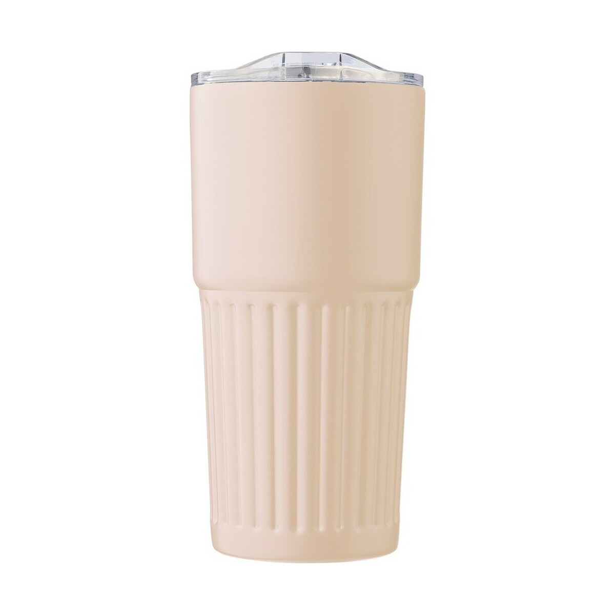 Kubki termiczne z logo – kubek termiczny 500 ml – beżowy VA282-20_AAB01 Kubek termiczny 500 ml - beżowy VA282-20_AAB01
