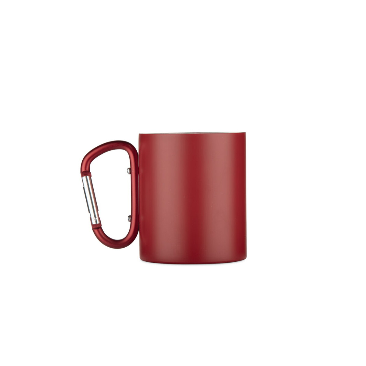 Kubki z logo – kubek z recyklingowanej stali nierdzewnej vivo 250 ml – czerwony 16405-04_el Kubek z recyklingowanej stali nierdzewnej VIVO 250 ml - czerwony 16405-04_el