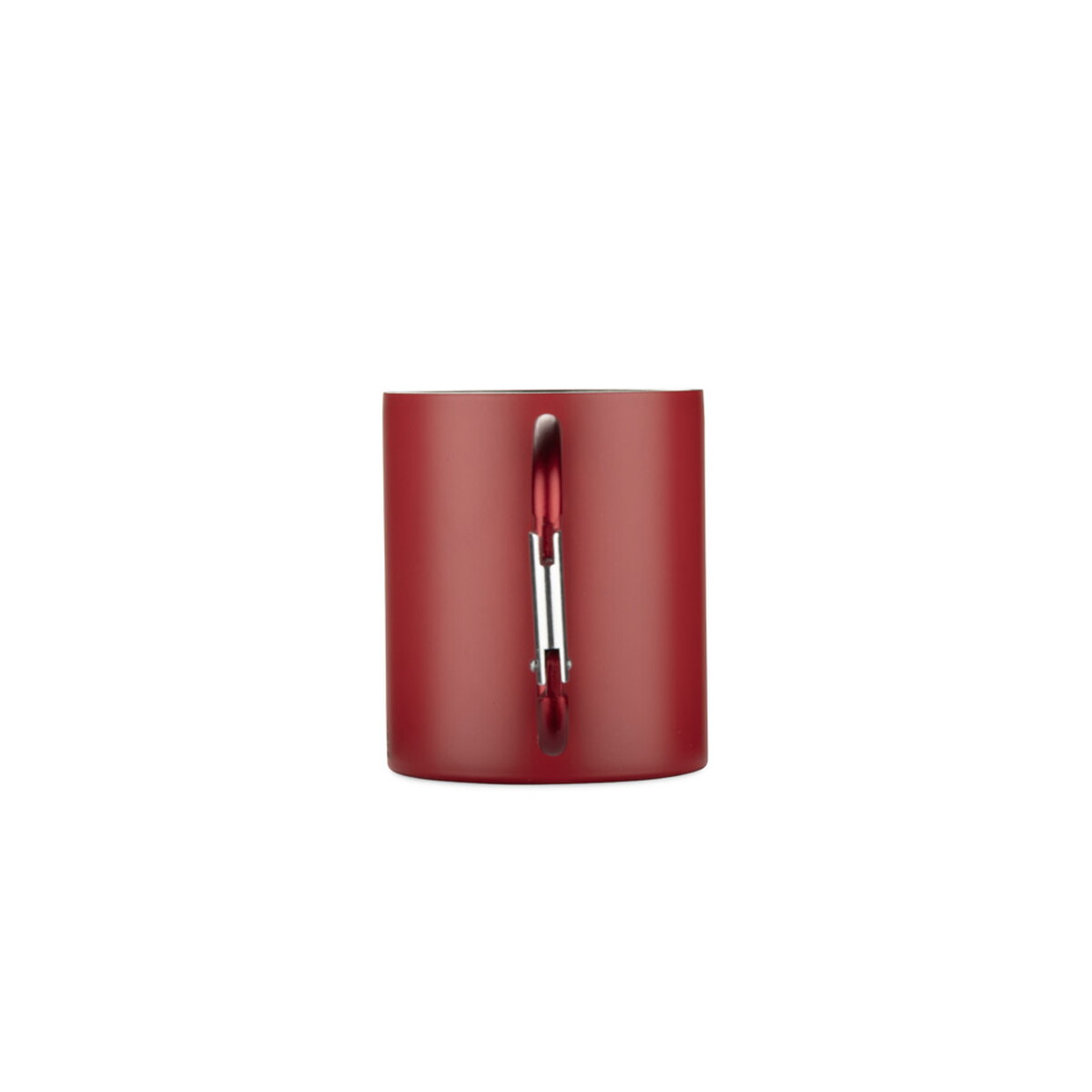 Kubki z logo – kubek z recyklingowanej stali nierdzewnej vivo 250 ml – czerwony 16405-04_et Kubek z recyklingowanej stali nierdzewnej VIVO 250 ml - czerwony 16405-04_et