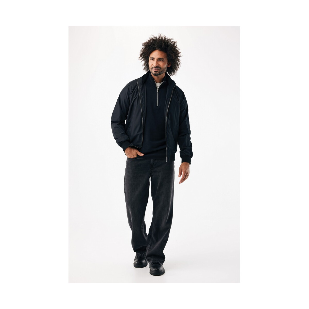 Kurtki z logo – kurtka iqoniq odin – czarna T9703.001__F_254 Kurtka IQONIQ Odin - czarna T9703.001__F_254