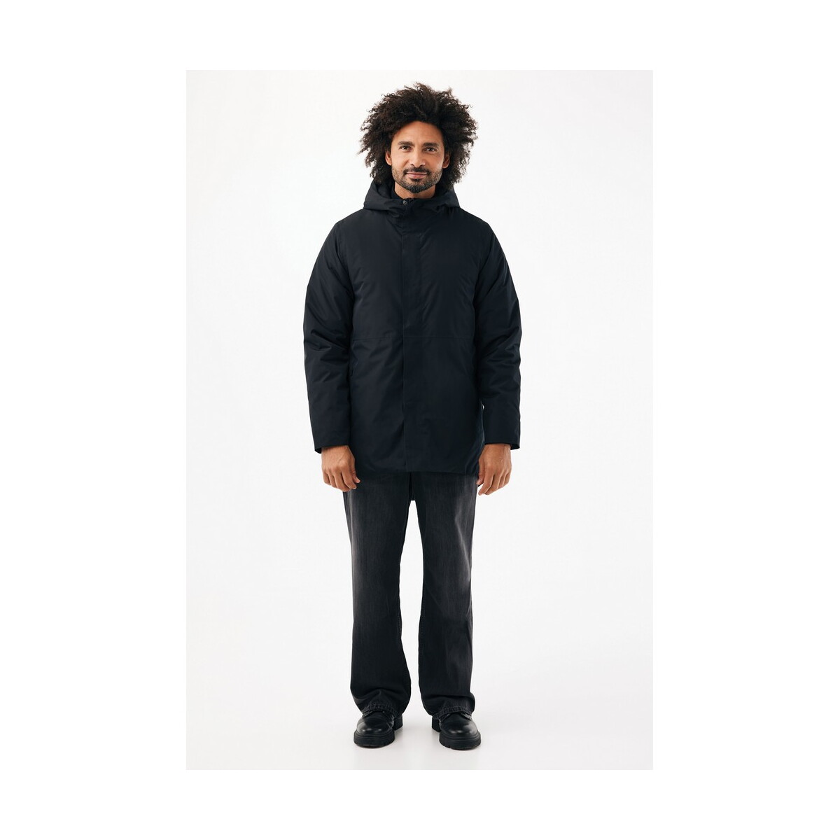 Kurtki z logo – kurtka iqoniq thelon – black T9702.001__F_251 Kurtka IQONIQ Thelon - black T9702.001__F_251