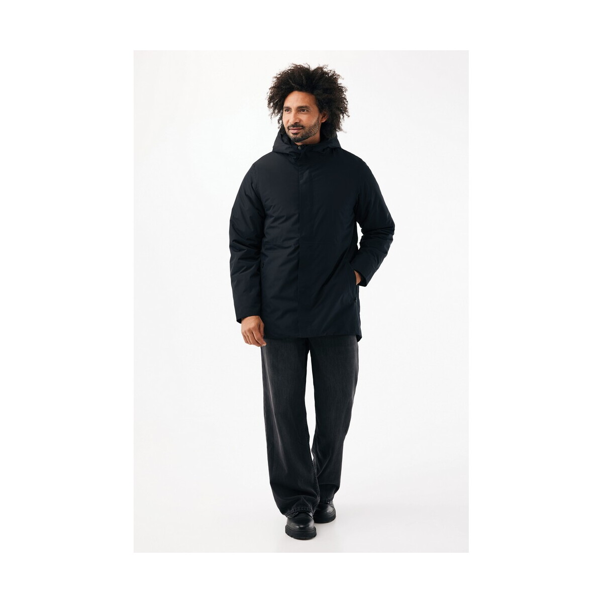 Kurtki z logo – kurtka iqoniq thelon – black T9702.001__F_252 Kurtka IQONIQ Thelon - black T9702.001__F_252