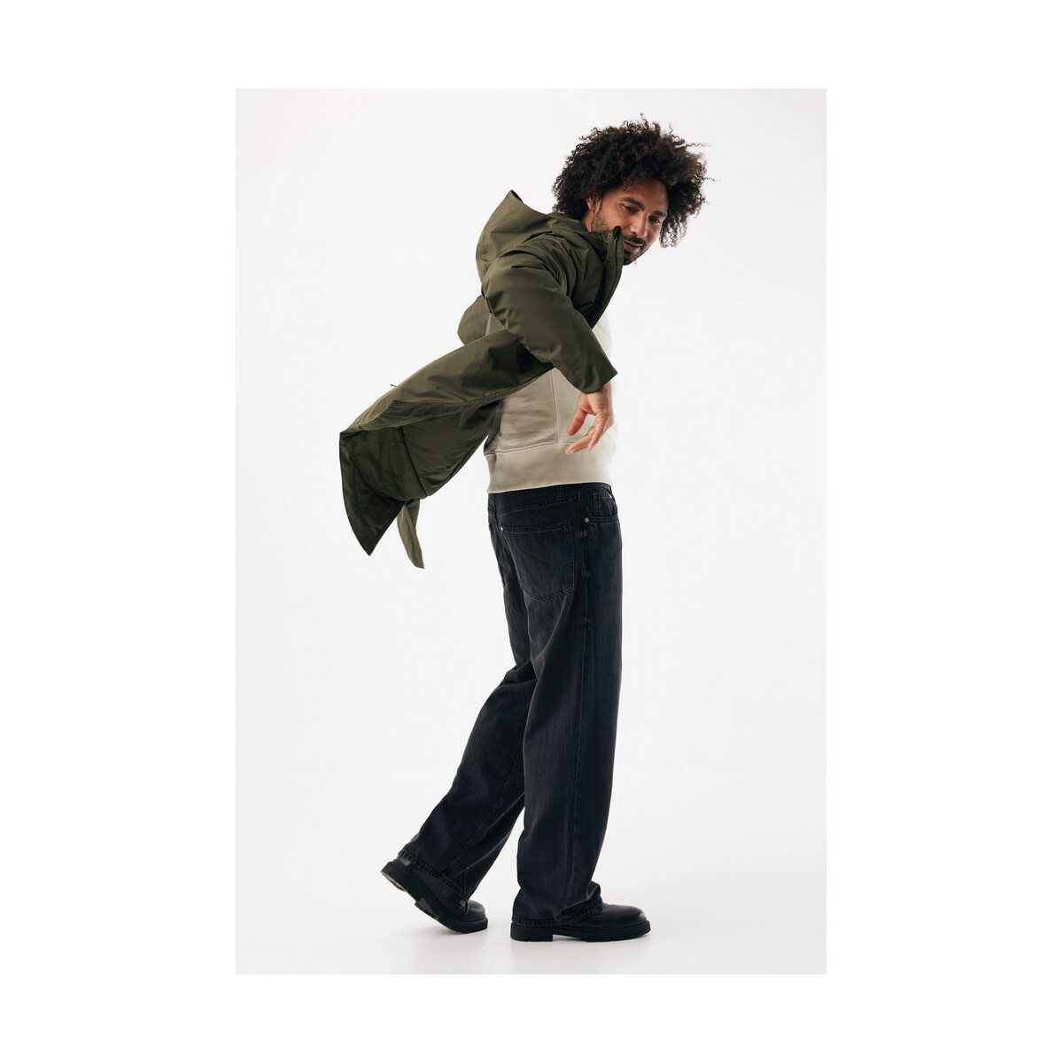 Kurtki z logo – kurtka iqoniq thelon – khaki T9702.020__F_252 Kurtka IQONIQ Thelon - khaki T9702.020__F_252