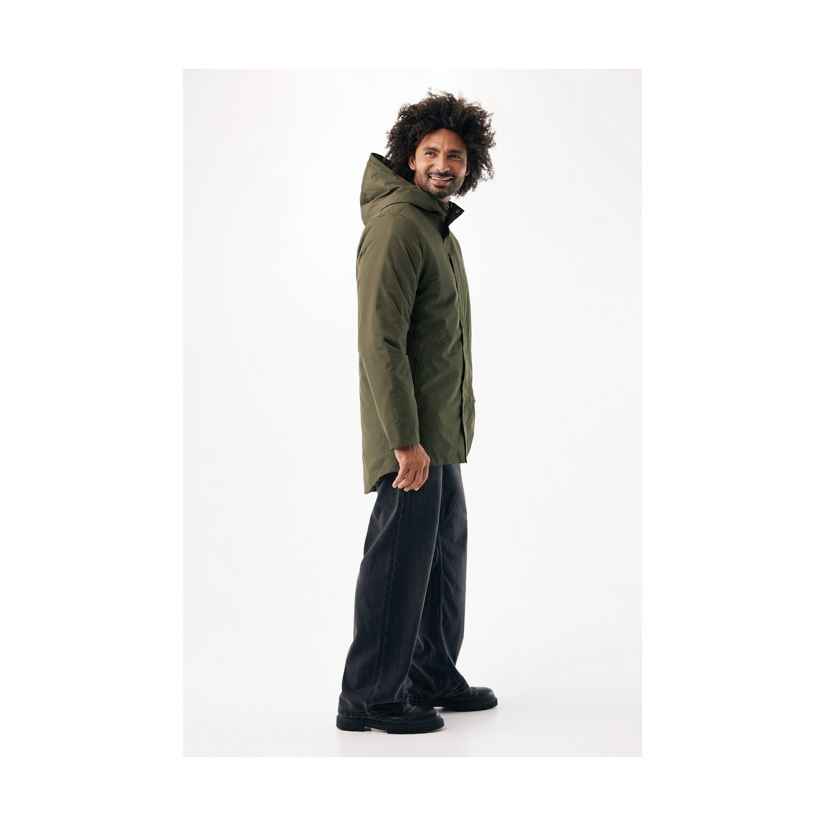 Kurtki z logo – kurtka iqoniq thelon – khaki T9702.020__F_253 Kurtka IQONIQ Thelon - khaki T9702.020__F_253