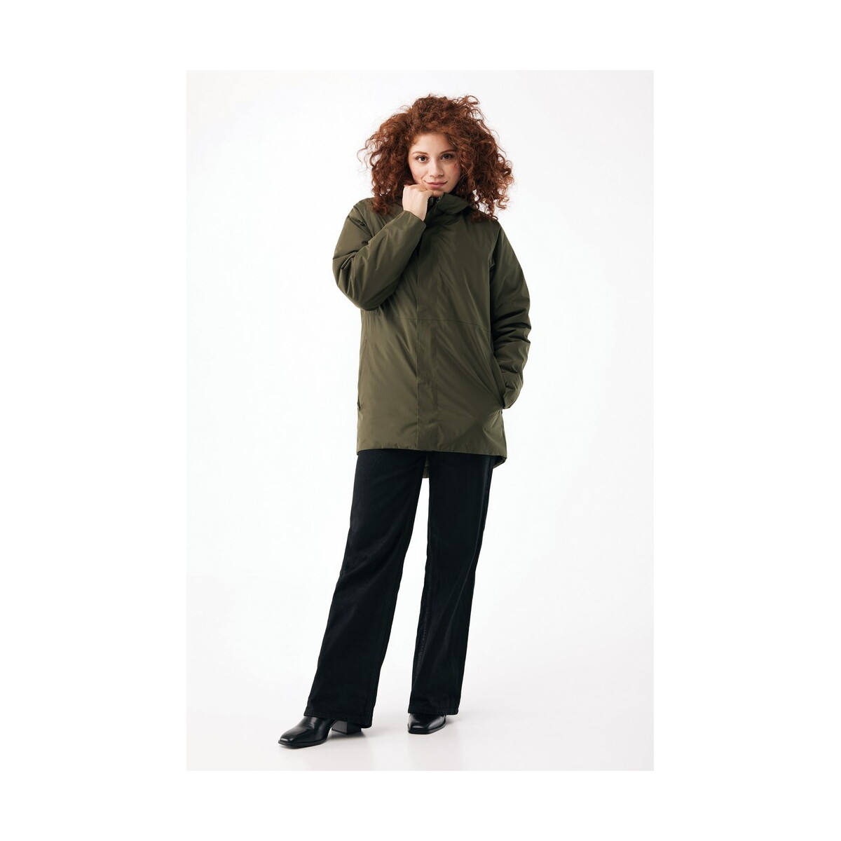 Kurtki z logo – kurtka iqoniq thelon – khaki T9702.020__F_255 Kurtka IQONIQ Thelon - khaki T9702.020__F_255