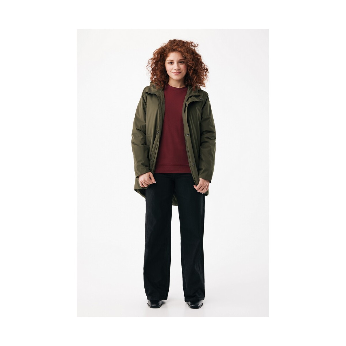 Kurtki z logo – kurtka iqoniq thelon – khaki T9702.020__F_256 Kurtka IQONIQ Thelon - khaki T9702.020__F_256