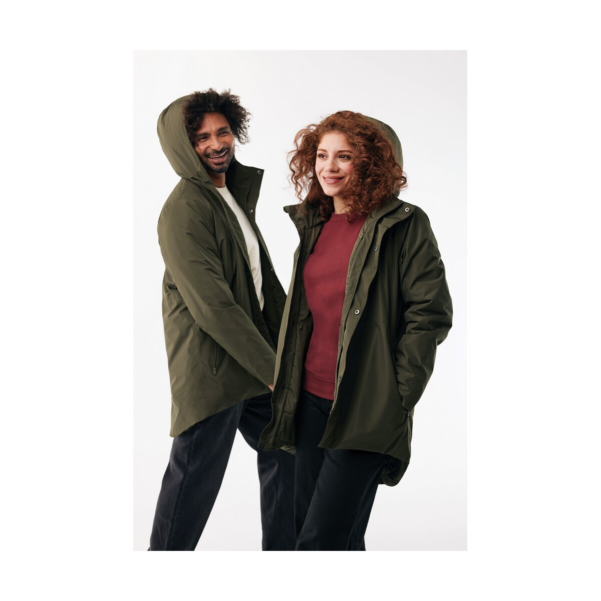 Kurtki z logo – kurtka iqoniq thelon – khaki T9702.020__F_267 Kurtka IQONIQ Thelon - khaki T9702.020__F_267