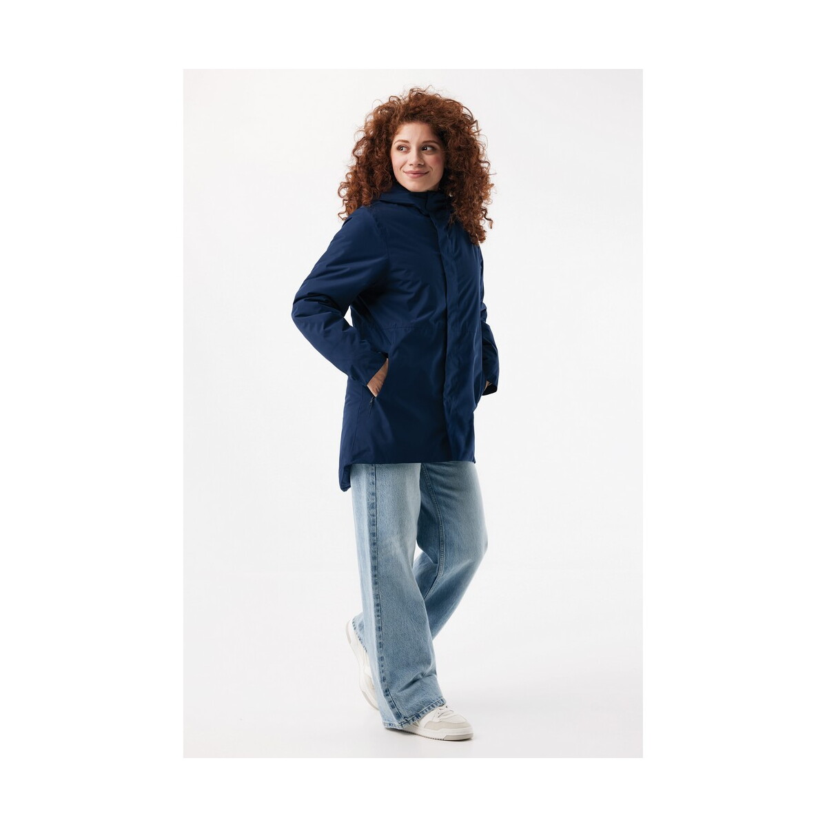 Kurtki z logo – kurtka iqoniq thelon – navy T9702.002__F_252 Kurtka IQONIQ Thelon - navy T9702.002__F_252