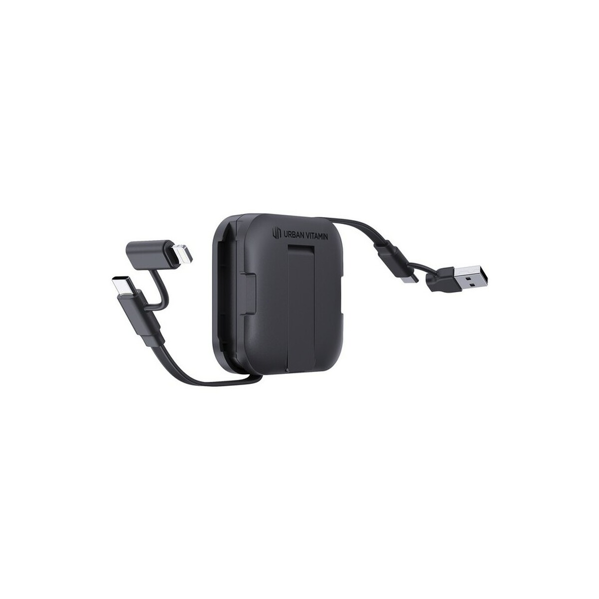 Ładowarki z logo – ładowarka 100w, stojak na telefon urban vitamin san jose – czarny P302.7201__B_1 Ładowarka 100W, stojak na telefon Urban Vitamin San Jose - czarny P302.7201__B_1