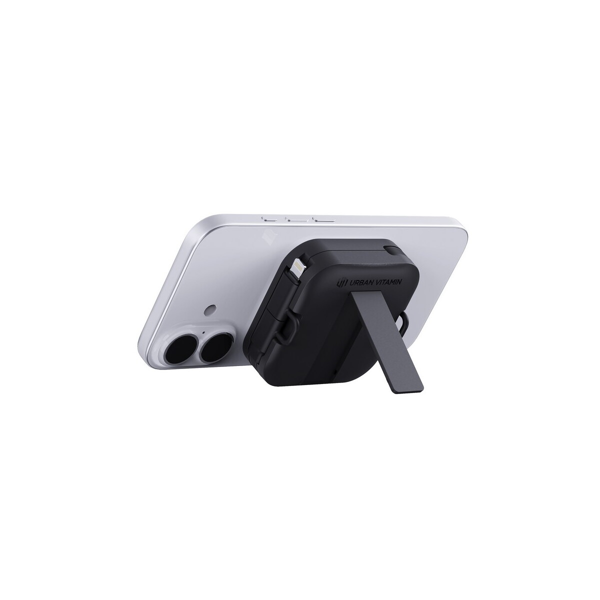 Ładowarki z logo – ładowarka 100w, stojak na telefon urban vitamin san jose – czarny P302.7201__B_11 Ładowarka 100W, stojak na telefon Urban Vitamin San Jose - czarny P302.7201__B_11
