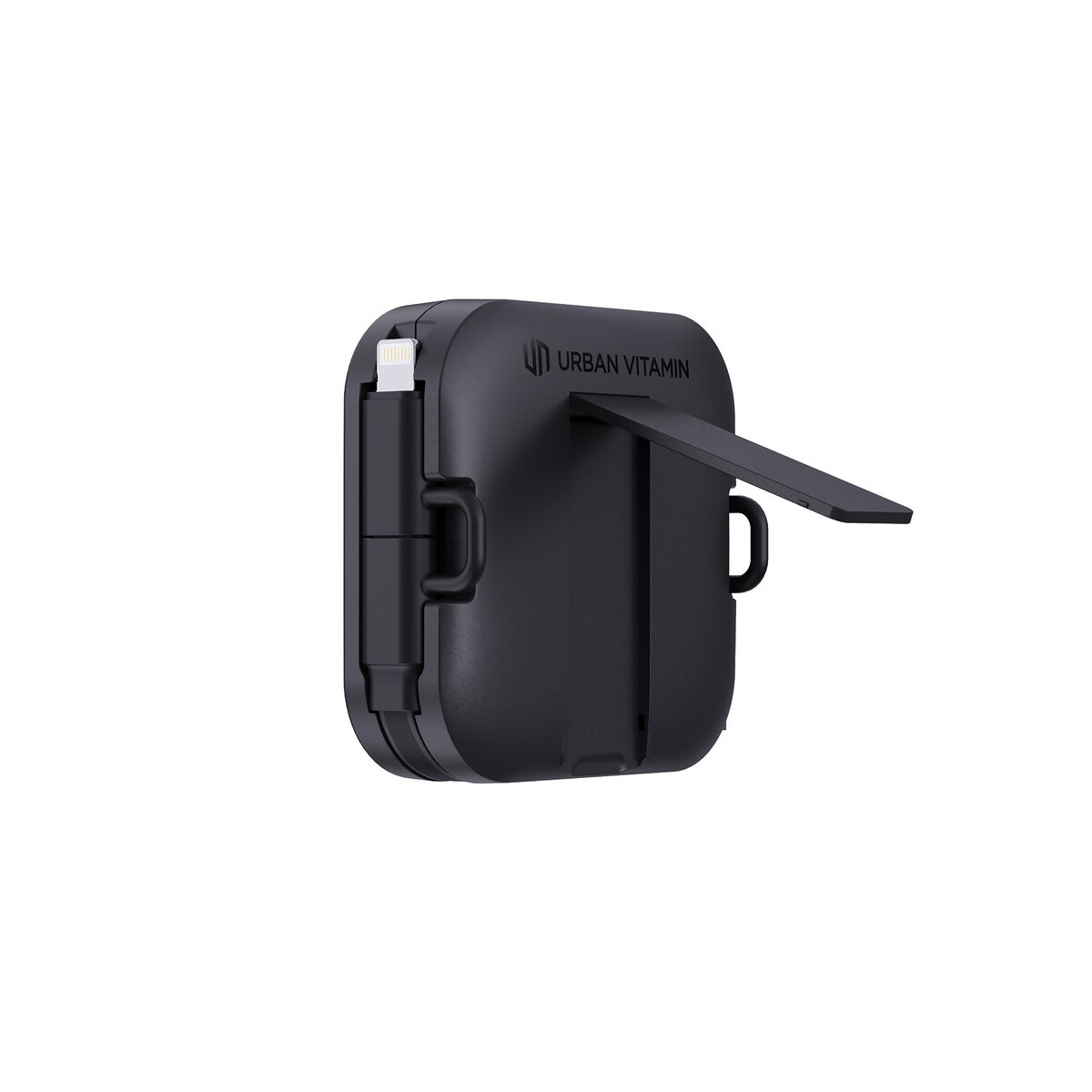 Ładowarki z logo – ładowarka 100w, stojak na telefon urban vitamin san jose – czarny P302.7201__B_3 Ładowarka 100W, stojak na telefon Urban Vitamin San Jose - czarny P302.7201__B_3