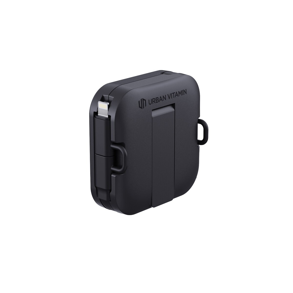 Ładowarki z logo – ładowarka 100w, stojak na telefon urban vitamin san jose – czarny P302.7201__B_8 Ładowarka 100W, stojak na telefon Urban Vitamin San Jose - czarny P302.7201__B_8