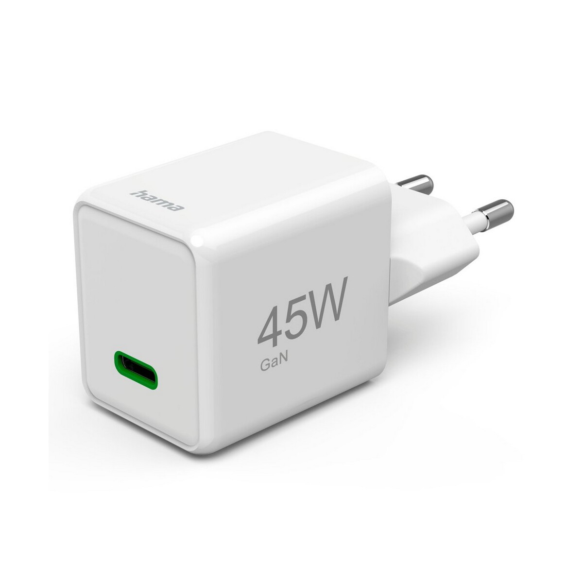 Ładowarki z logo – ładowarka ścienna 45w hama supermini – biała VH020-02_AAA01 Ładowarka ścienna 45W Hama Supermini - biała VH020-02_AAA01