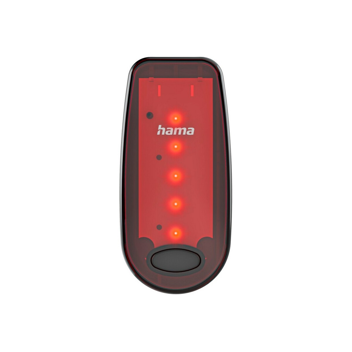 Latarki bezpieczeństwa z logo – lampka rowerowa, ostrzegawcza hama – czarna VH052-03_AAB02 Lampka rowerowa, ostrzegawcza Hama - czarna VH052-03_AAB02