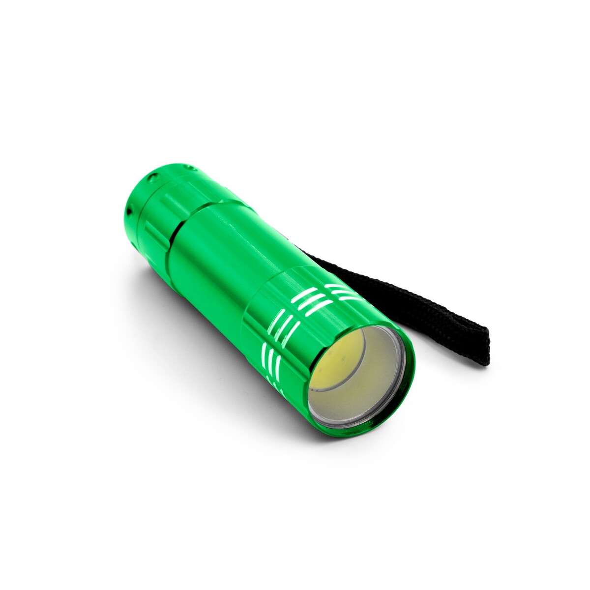 Latarki z logo – latarka cob | lule – zielona VA072-06_AAA02 Latarka COB | Lule - zielona VA072-06_AAA02