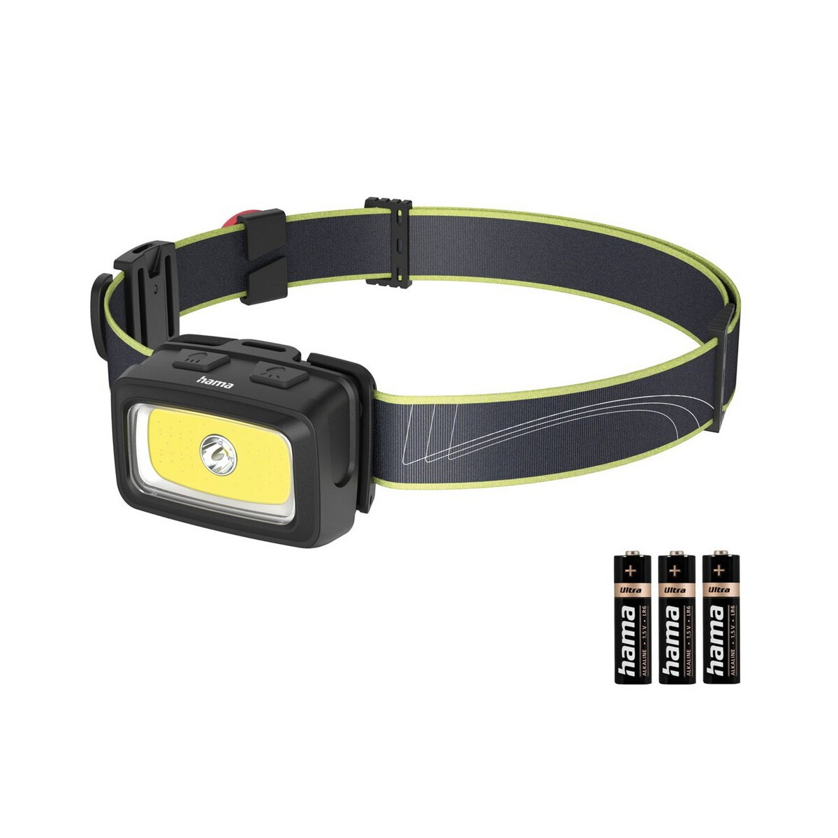 Latarki z logo – latarka na głowę hama hl350 – czarna VH001-03_AAA04 Latarka na głowę Hama HL350 - czarna VH001-03_AAA04