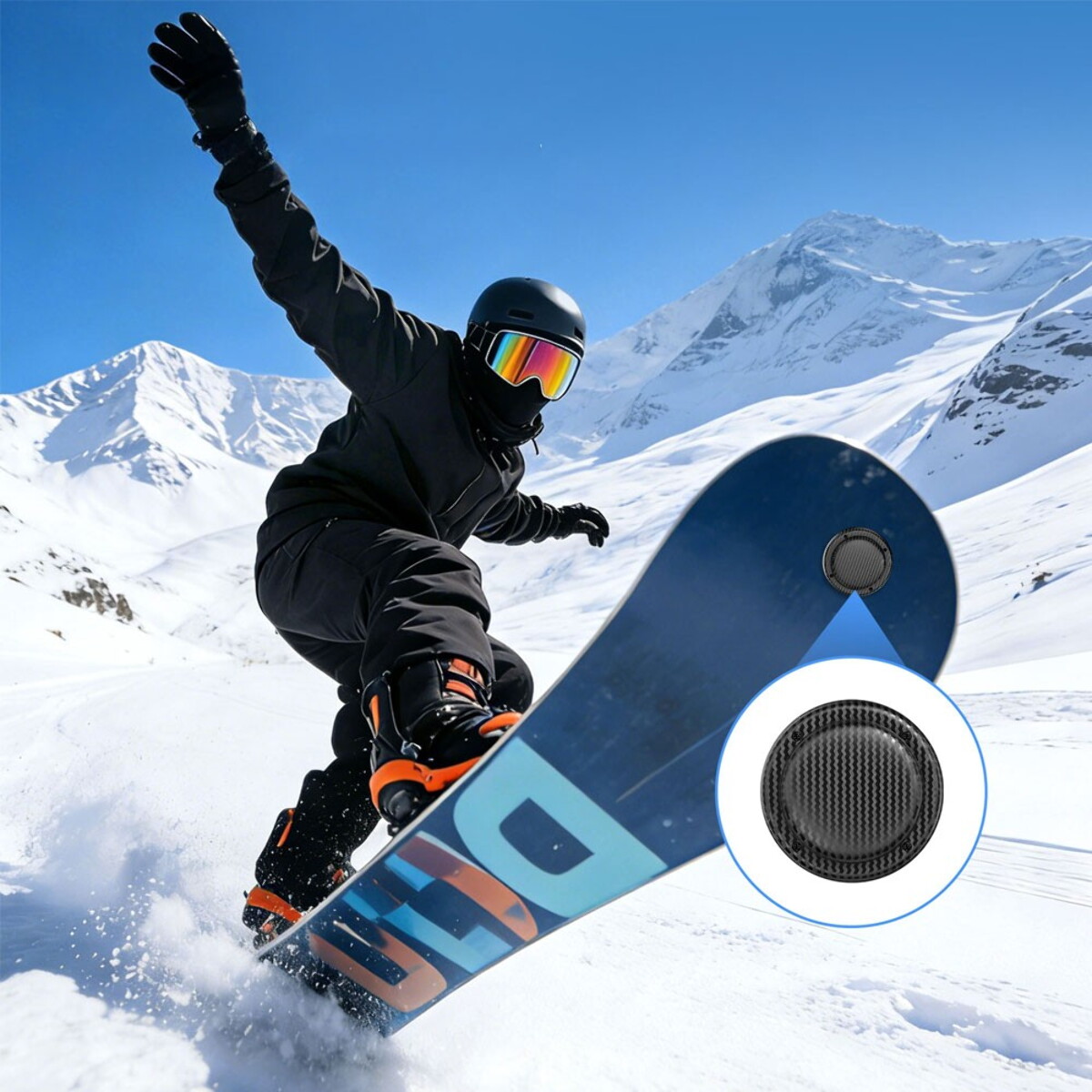 Lokalizatory kluczy z logo – lokalizator mili skifinder duo – czarny VAM05-03_ATM04 Lokalizator MiLi SkiFinder DUO - czarny VAM05-03_ATM04