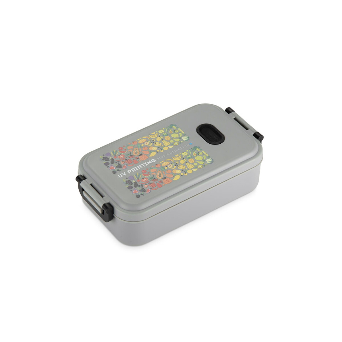 Lunchboxy z logo – pojemnik tapas 850 ml – szary 16260-14_zuv Pojemnik TAPAS 850 ml - szary 16260-14_zuv