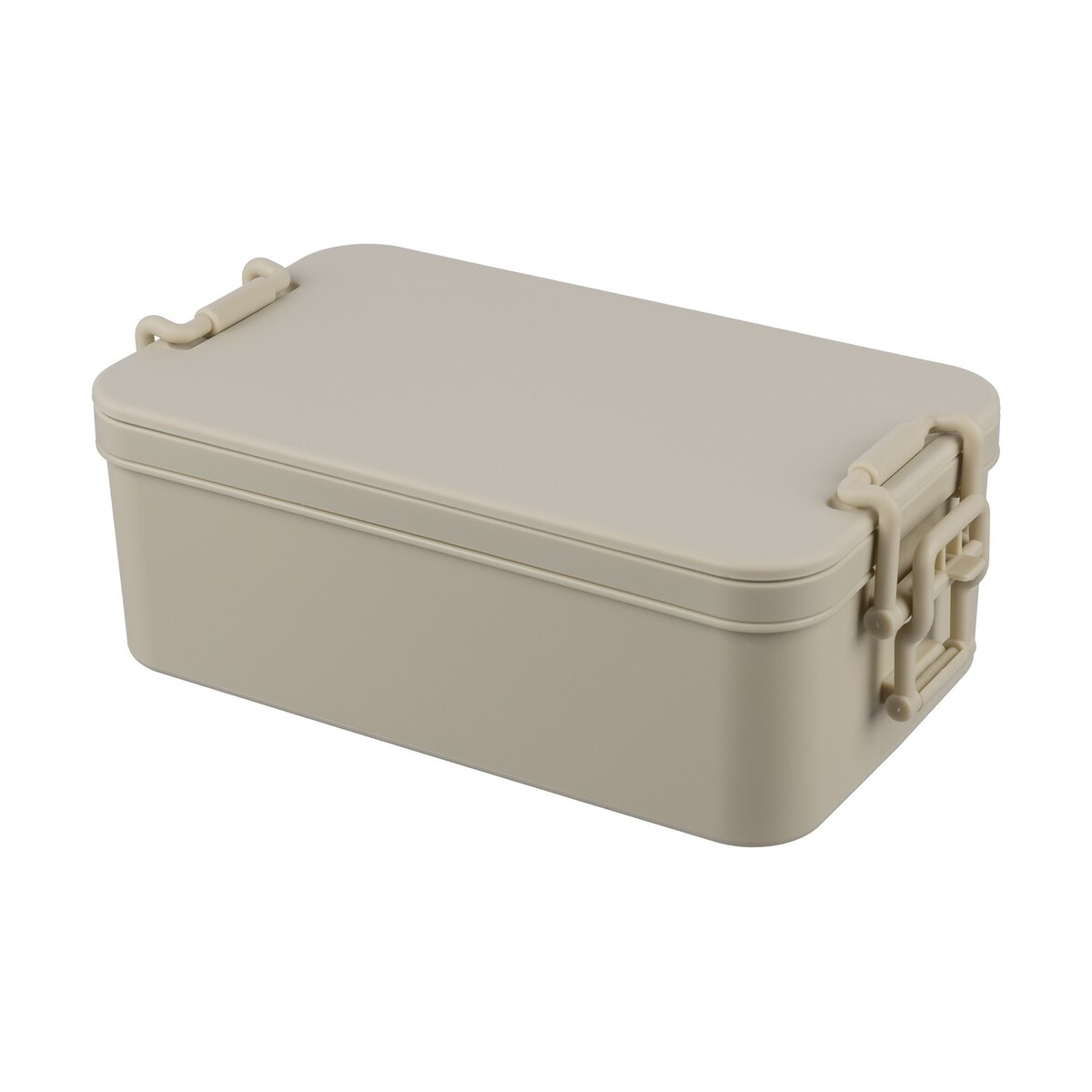 Lunchboxy z logo – pudełko śniadaniowe 2,2l – beżowe VB119-20_AAA03 Pudełko śniadaniowe 2,2l - beżowe VB119-20_AAA03