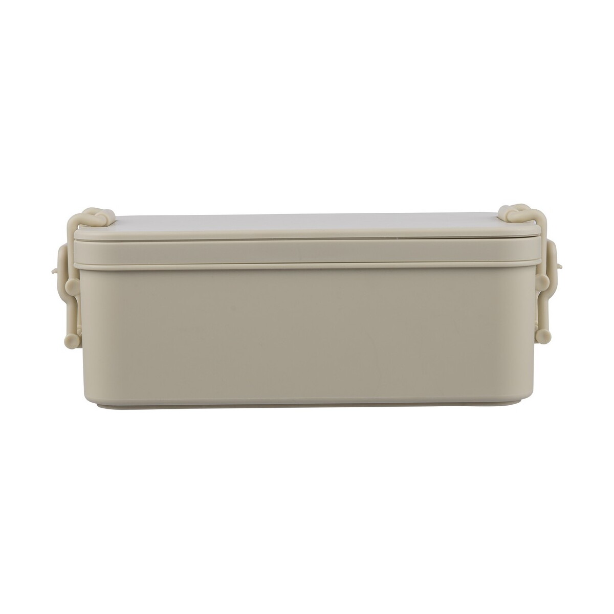 Lunchboxy z logo – pudełko śniadaniowe 2,2l – beżowe VB119-20_AAB01 Pudełko śniadaniowe 2,2l - beżowe VB119-20_AAB01