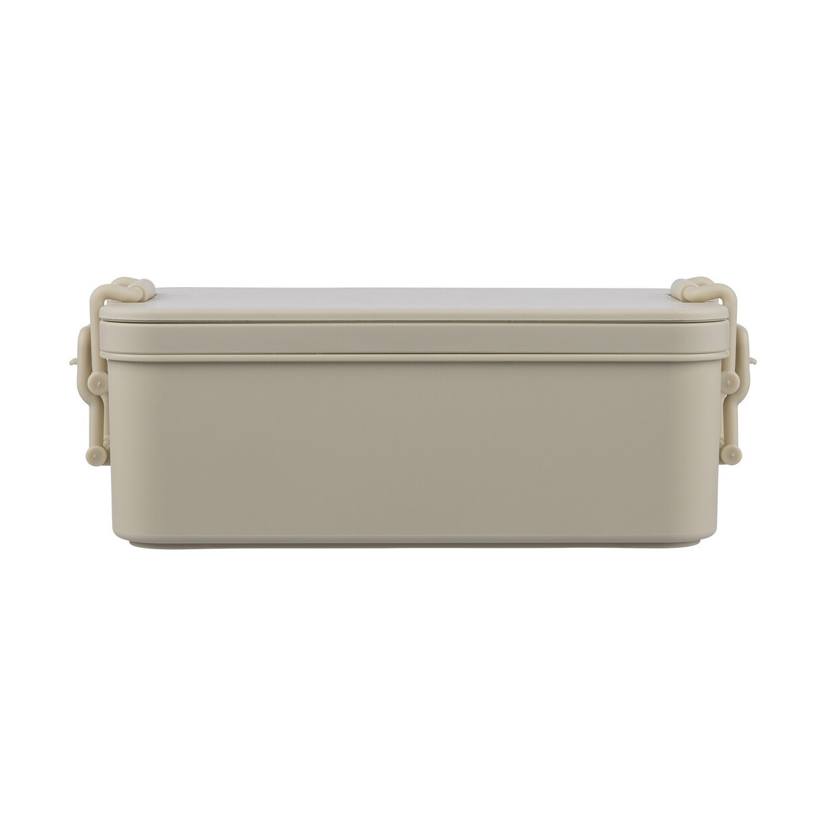 Lunchboxy z logo – pudełko śniadaniowe 2,2l – beżowe VB119-20_IBK01 Pudełko śniadaniowe 2,2l - beżowe VB119-20_IBK01
