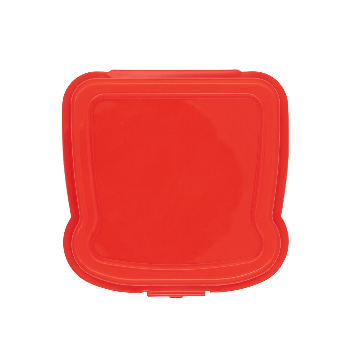 Lunchboxy z logo – pudełko śniadaniowe „kanapka” 450 ml | saffo – czerwone VA919-05_CTP01 Pudełko śniadaniowe