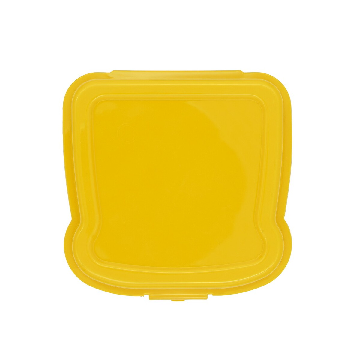 Lunchboxy z logo – pudełko śniadaniowe „kanapka” 450 ml | saffo – żółte VA919-08_CTP01 Pudełko śniadaniowe