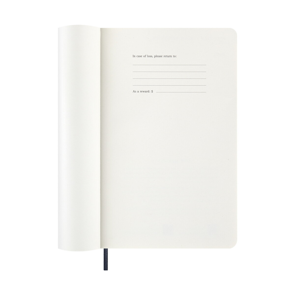 Notatniki z logo – kalendarz moleskine – ciemnoniebieski VM393.2027-27_INS01 Kalendarz MOLESKINE - ciemnoniebieski VM393.2027-27_INS01