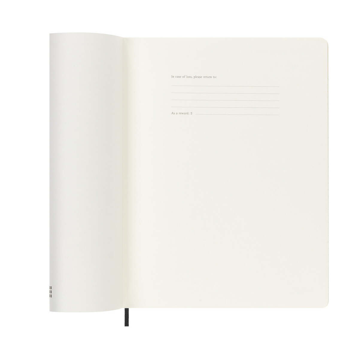 Notatniki z logo – kalendarz moleskine – czarny VM493.2027-03_INS01 Kalendarz MOLESKINE - czarny VM493.2027-03_INS01