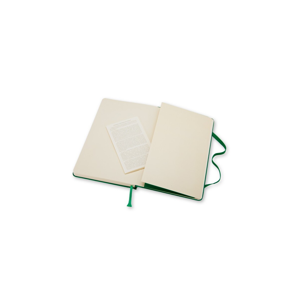 Notatniki z logo – moleskine notatnik ok. a5 – zielony VM301_06_F MOLESKINE Notatnik ok. A5 - zielony VM301_06_F