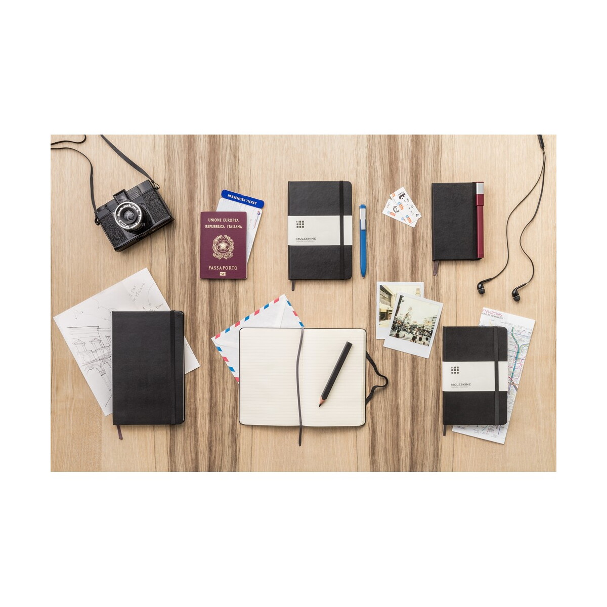 Notatniki z logo – moleskine notatnik ok. b6 – szary VM026_A MOLESKINE Notatnik ok. B6 - szary VM026_A
