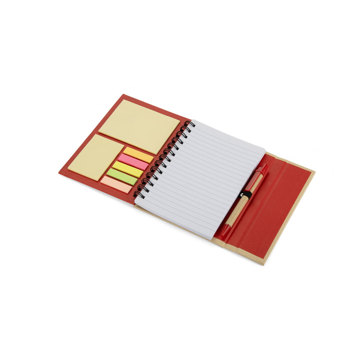 Notesy z logo – notes mago b6 – czerwony 17585-04_d Notes MAGO B6 - czerwony 17585-04_d