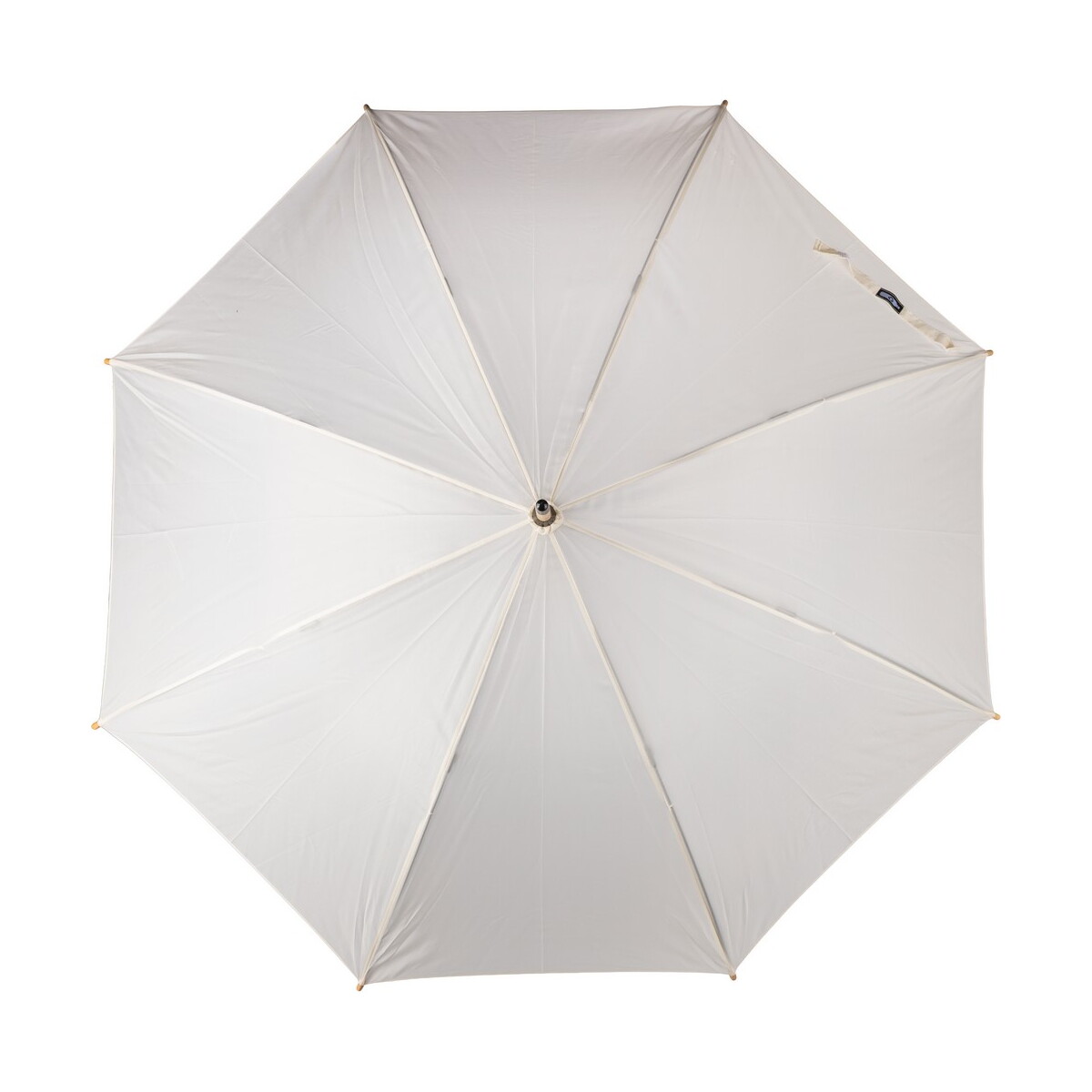 Parasole klasyczne z logo – parasol automatyczny – beżowy VB104-20_IPN01 Parasol automatyczny - beżowy VB104-20_IPN01