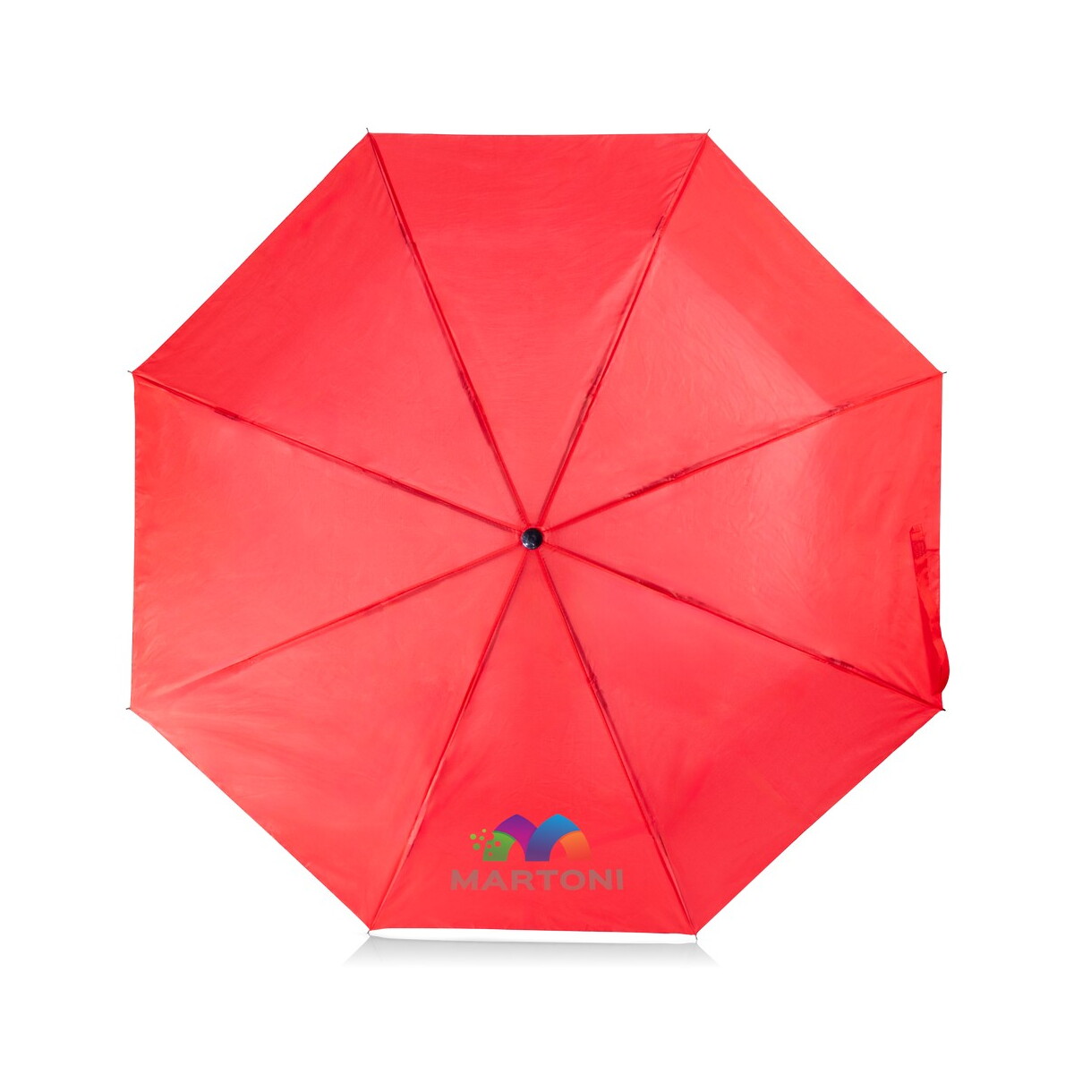 Parasole klasyczne z logo – parasol manualny, składany | bores – czerwony VA066-05_ILG01 Parasol manualny, składany | Bores - czerwony VA066-05_ILG01