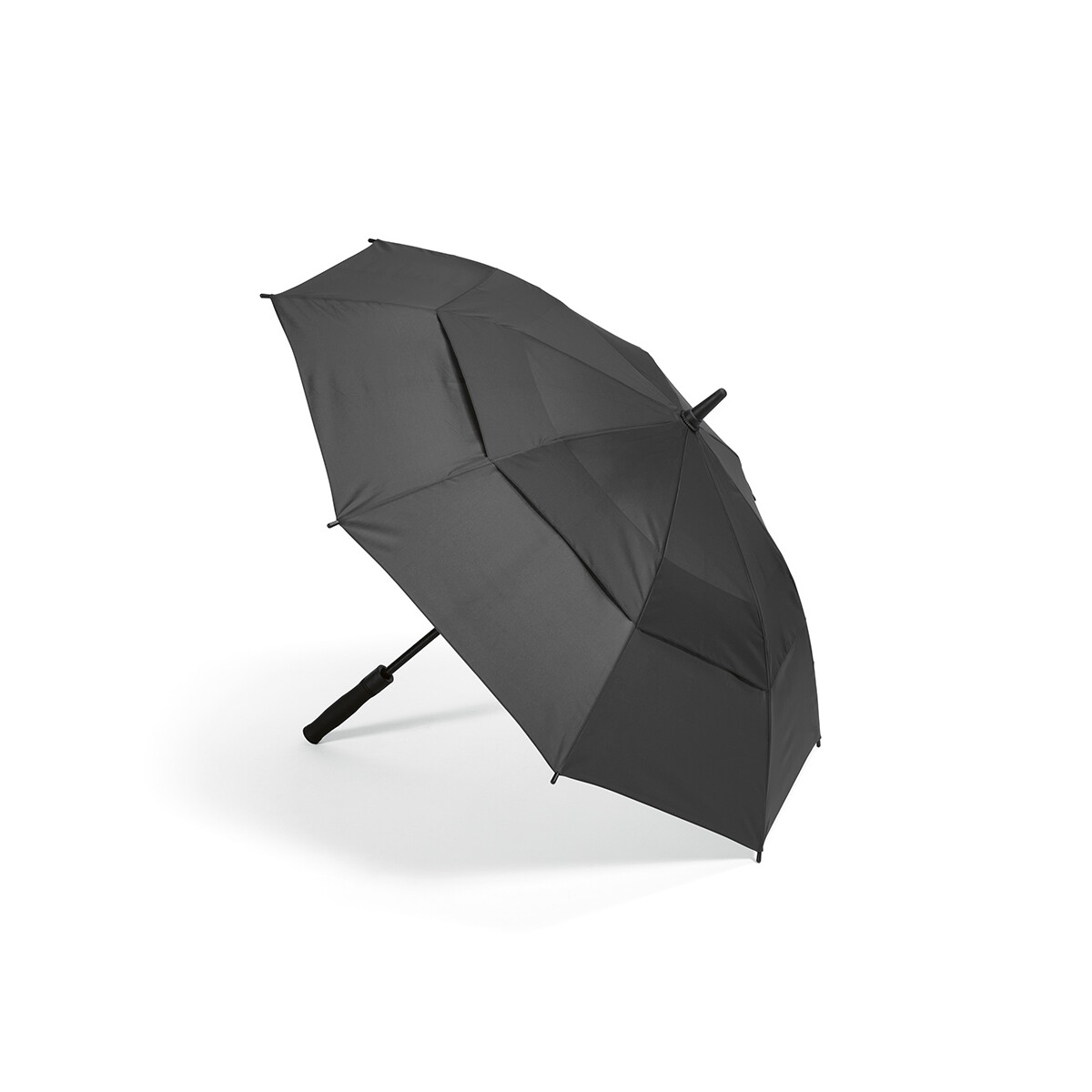 Parasole klasyczne z logo – parasol prince 23″ rpet – czarny AUM005_103-back Parasol Prince 23