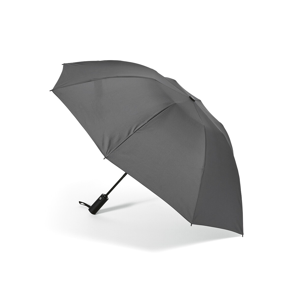 Parasole klasyczne z logo – skladany parasol presley 23″ rpet – ciemnoszary AUM002_133-back Skladany parasol Presley 23