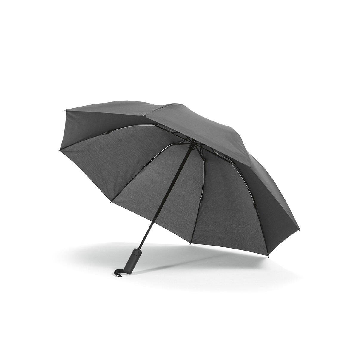 Parasole klasyczne z logo – skladany parasol presley 23″ rpet – ciemnoszary AUM002_133 Skladany parasol Presley 23
