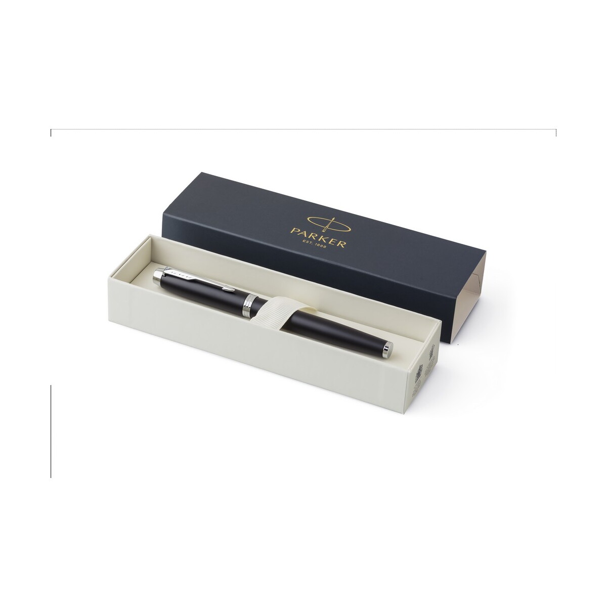 Pióra kulkowe z logo – pióro kulkowe parker im – czarne VA839-03_AAA02 Pióro kulkowe Parker IM - czarne VA839-03_AAA02