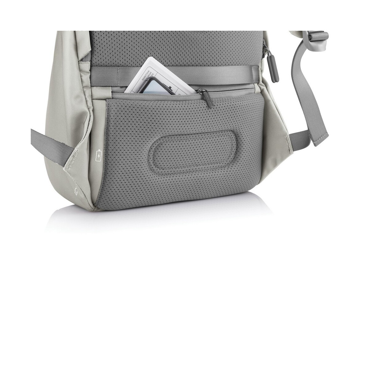 Plecaki z logo – bobby soft plecak chroniący przed kieszonkowcami – grey, grey P705.7919__B_11 Bobby Soft plecak chroniący przed kieszonkowcami - grey, grey P705.7919__B_11
