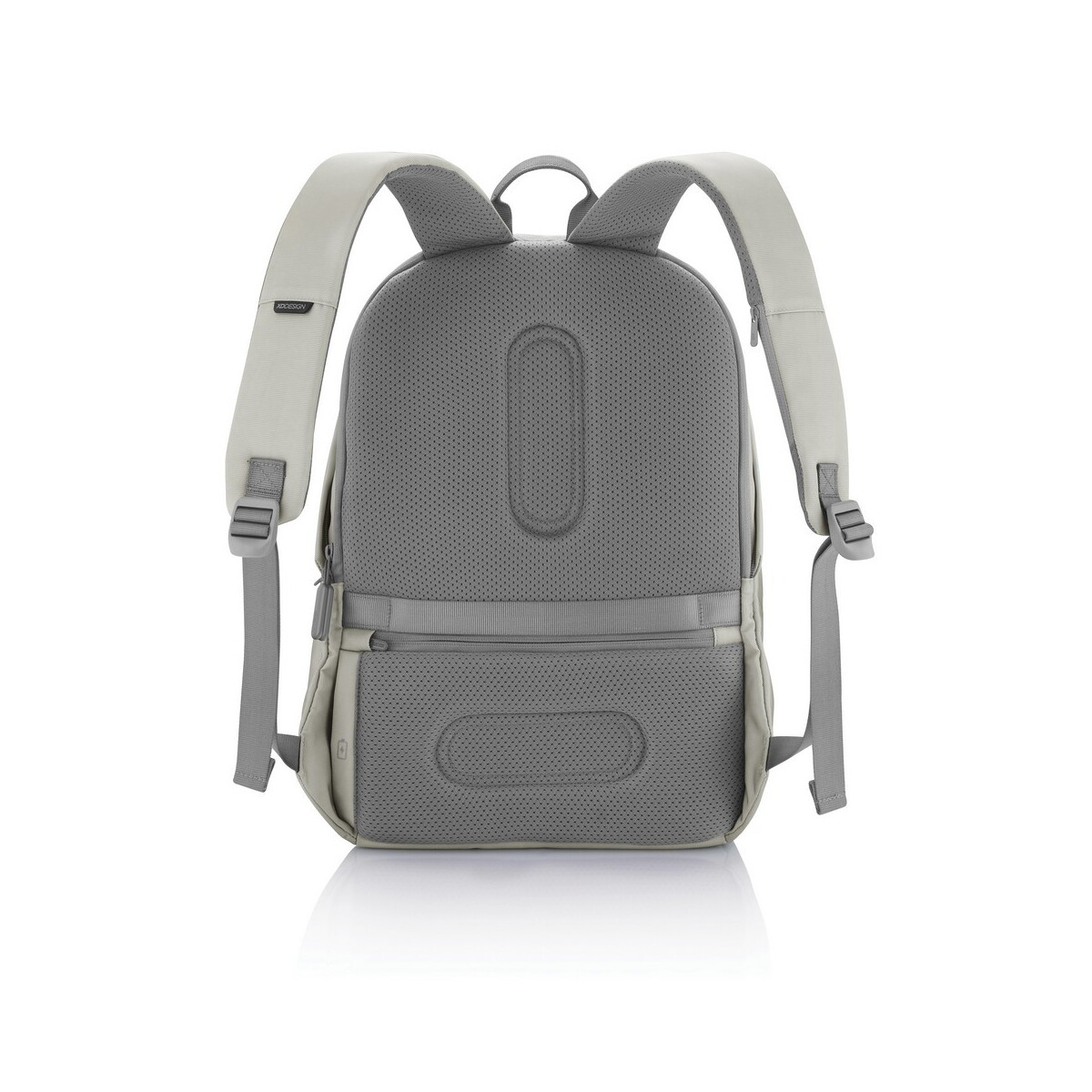 Plecaki z logo – bobby soft plecak chroniący przed kieszonkowcami – grey, grey P705.7919__B_4 Bobby Soft plecak chroniący przed kieszonkowcami - grey, grey P705.7919__B_4