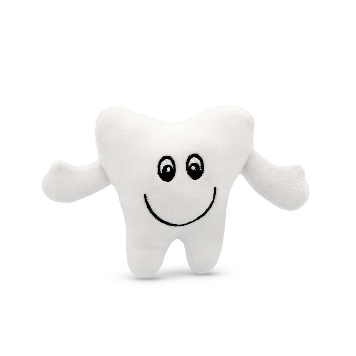 Pluszaki z logo – pluszowy ząbek | vilus – biały HE860-02_AAA01 Pluszowy ząbek | Vilus - biały HE860-02_AAA01