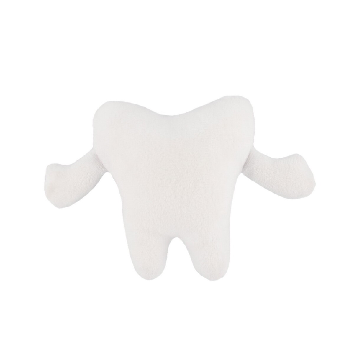 Pluszaki z logo – pluszowy ząbek | vilus – biały HE860-02_IBK01 Pluszowy ząbek | Vilus - biały HE860-02_IBK01