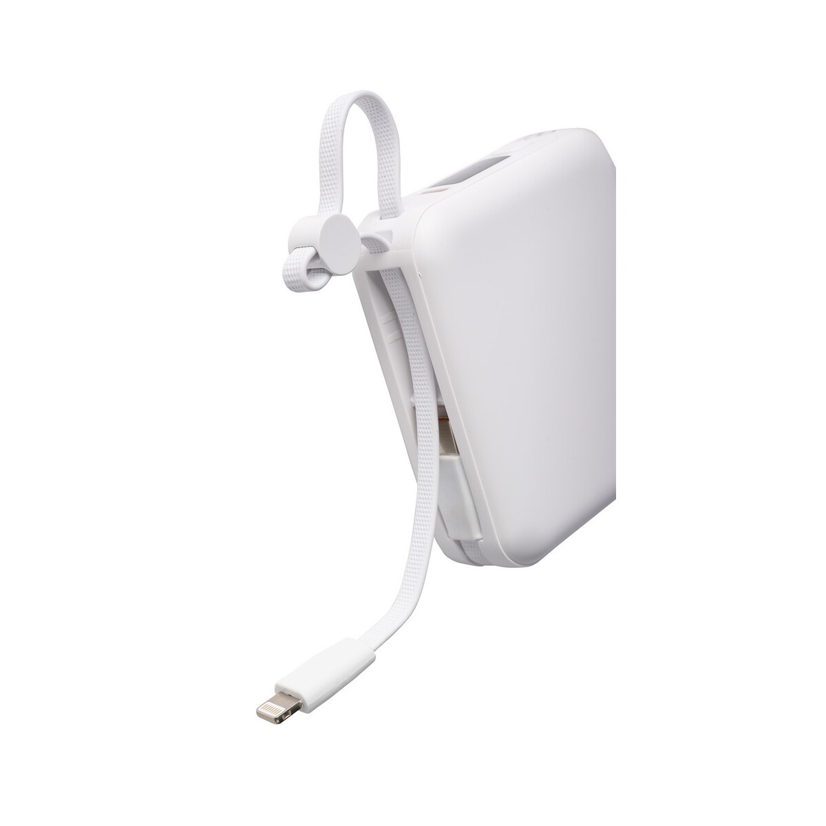Powerbanki z logo – power bank 10000 mah – biały VB100-02_IDE01 Power bank 10000 mAh - biały VB100-02_IDE01