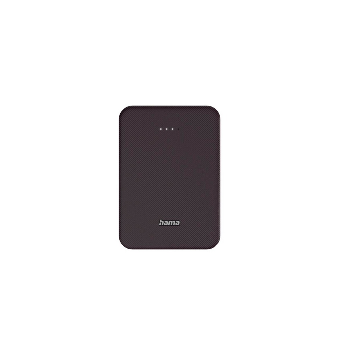 Powerbanki z logo – power bank 10000 mah hama power pack – burgundowy VH023-12_AAB01 Power bank 10000 mAh Hama Power Pack - burgundowy VH023-12_AAB01