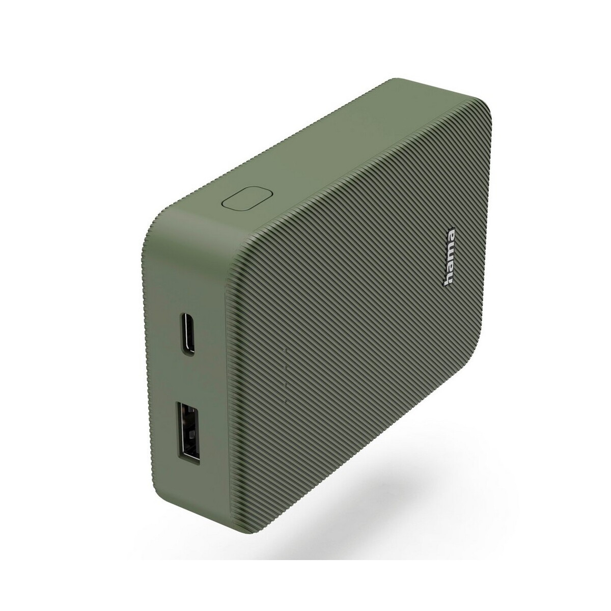 Powerbanki z logo – power bank 10000 mah hama power pack – zielony VH023-06_AAA02 Power bank 10000 mAh Hama Power Pack - zielony VH023-06_AAA02