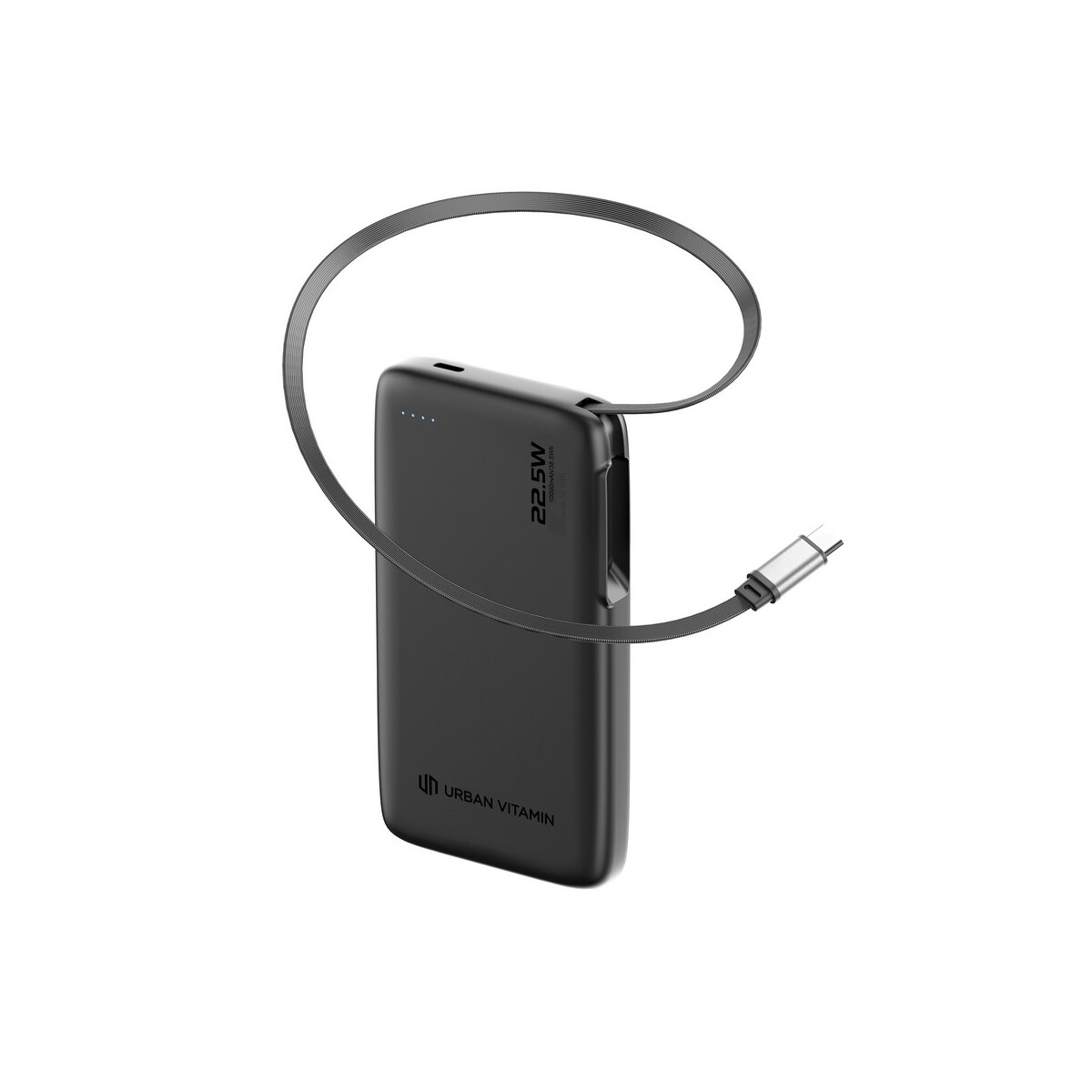 Powerbanki z logo – power bank 10000 mah urban vitamin emeryville – czarny P322.7301__B_5 Power bank 10000 mAh Urban Vitamin Emeryville - czarny P322.7301__B_5