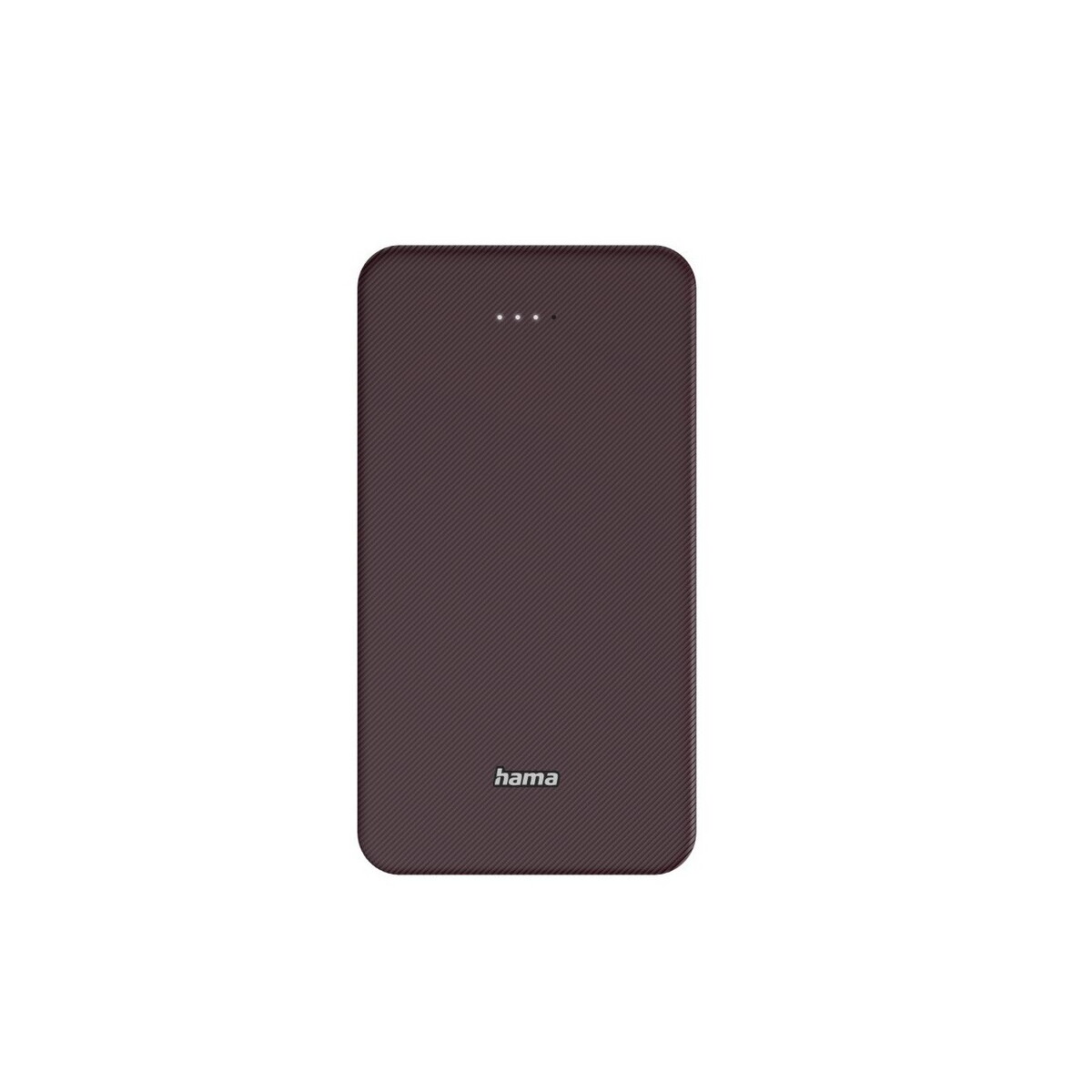 Powerbanki z logo – power bank 20000 mah hama power pack – burgundowy VH024-12_AAB01 Power bank 20000 mAh Hama Power Pack - burgundowy VH024-12_AAB01