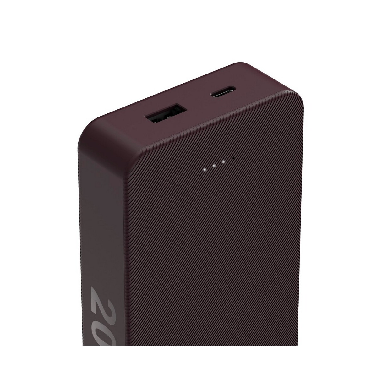 Powerbanki z logo – power bank 20000 mah hama power pack – burgundowy VH024-12_IDE01 Power bank 20000 mAh Hama Power Pack - burgundowy VH024-12_IDE01
