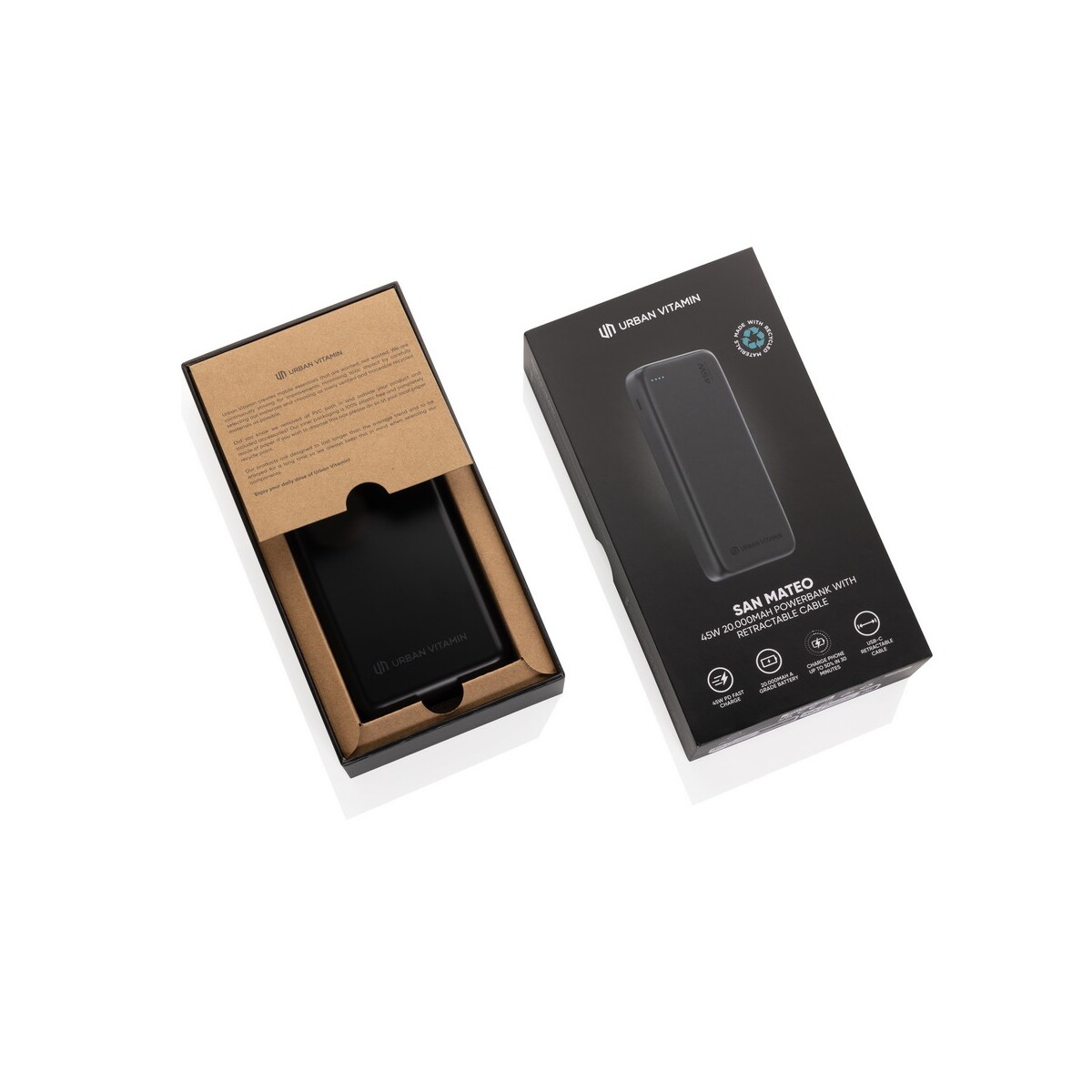 Powerbanki z logo – power bank 20000 mah urban vitamin san mateo – czarny P322.7401__P_500 Power bank 20000 mAh Urban Vitamin San Mateo - czarny P322.7401__P_500
