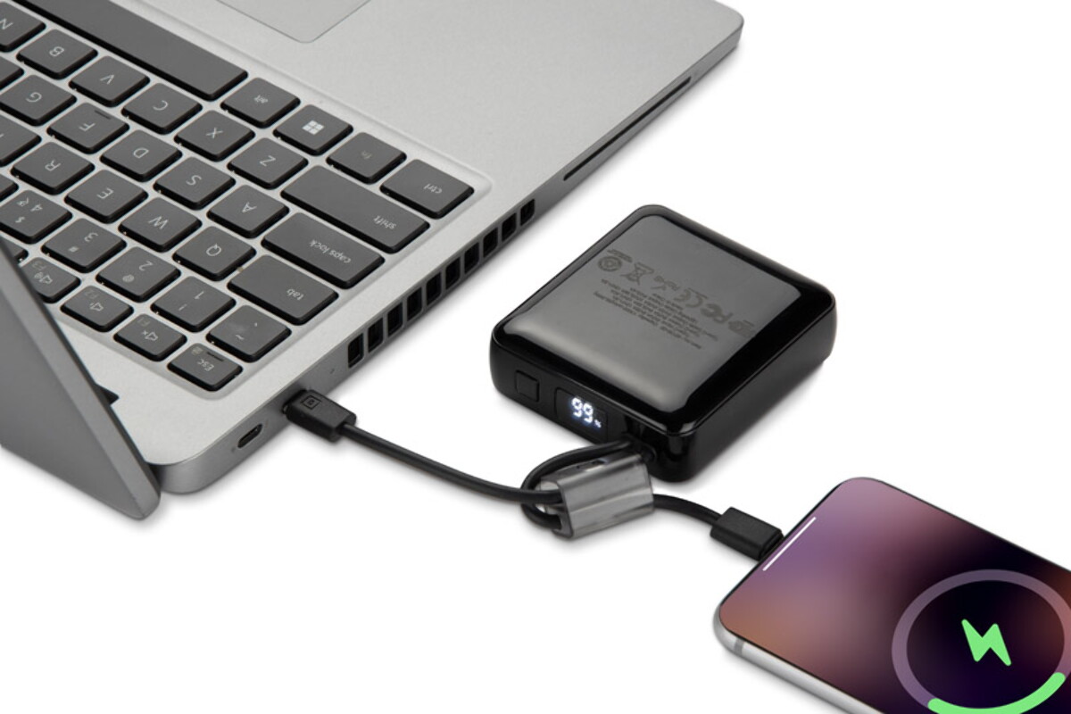 Powerbanki z logo – powerbank lumero 10000 mah 22,5w – czarny 45138-02_f Powerbank LUMERO 10000 mAh 22,5W - czarny 45138-02_f